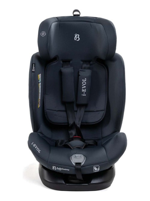 Bebelissimo - Siège auto Isofix - pivontant 360 ° - 40-150 cm -  0-36kg  i- Evol - gris foncé - Kiabi