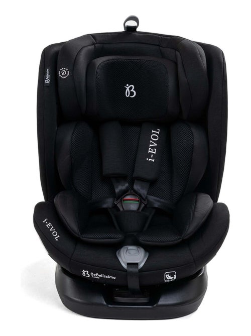 Bebelissimo - Siège auto Isofix - pivontant 360 ° - 40-150 cm -  0-36kg  i- Evol - noir - Kiabi