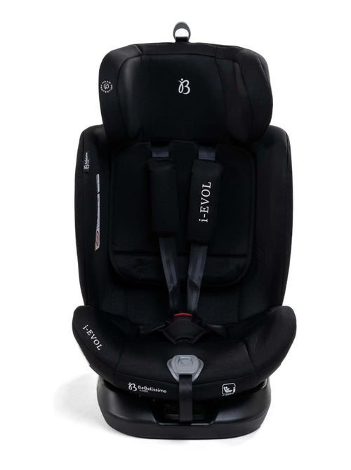 Bebelissimo - Siège auto Isofix - pivontant 360 ° - 40-150 cm -  0-36kg  i- Evol - noir - Kiabi