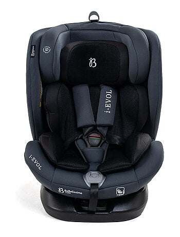 Bebelissimo - siège auto isofix - pivontant 360 ° - 40-150 cm - 0-36kg i- evol