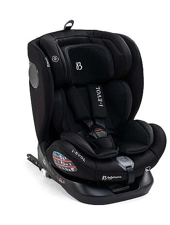 Bebelissimo - siège auto isofix - pivontant 360 ° - 40-150 cm - 0-36kg i- evol