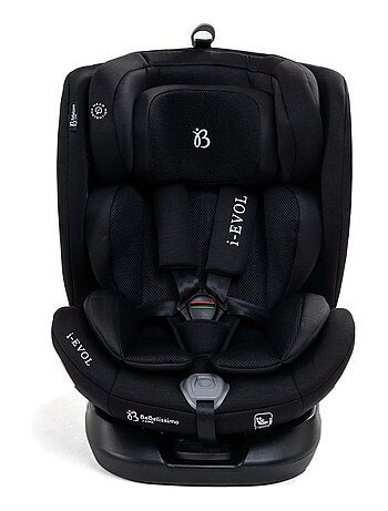 Bebelissimo - siège auto isofix - pivontant 360 ° - 40-150 cm - 0-36kg i- evol