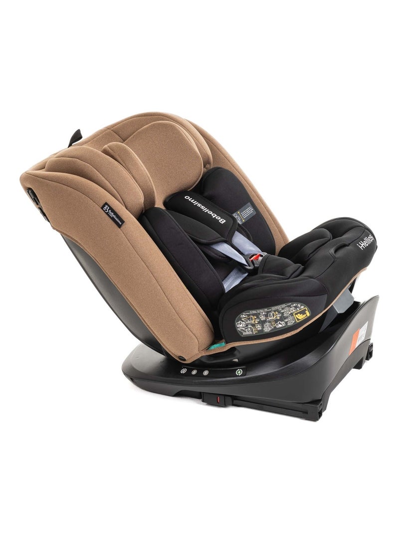 BEBELISSIMO  - Siège auto Isofix - pivotant 360 ° - groupe 0+/1/2/3 - (0-36kg) - Hellios Beige - Kiabi