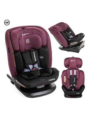BEBELISSIMO - Siège auto Isofix - pivotant 360 ° - groupe 0+/1/2/3 - (0-36kg) - Hellios