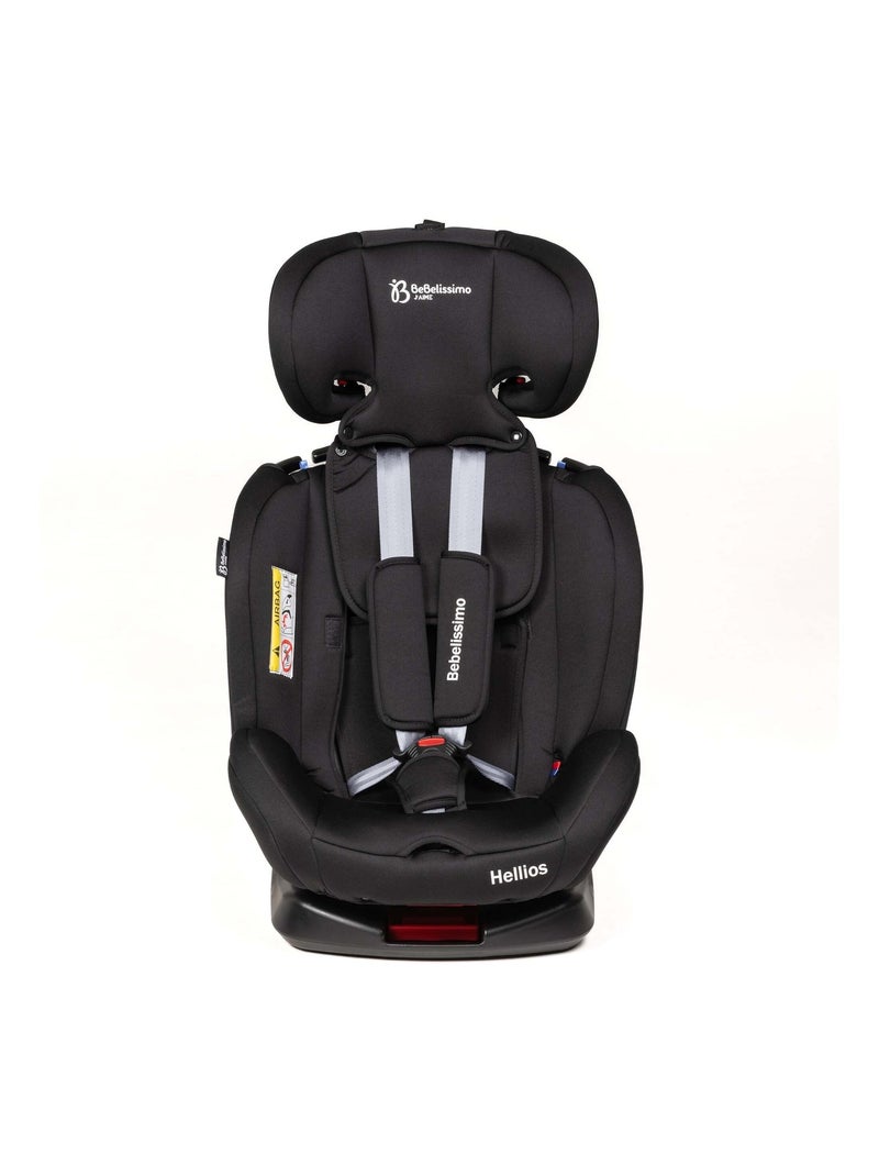 BEBELISSIMO  - Siège auto Isofix - pivotant 360 ° - groupe 0+/1/2/3 - (0-36kg) - Hellios Noir - Kiabi