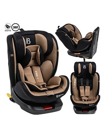 BEBELISSIMO - Siège auto Isofix - pivotant 360 ° - groupe 0+/1/2/3 - (0-36kg) - i-EOLE