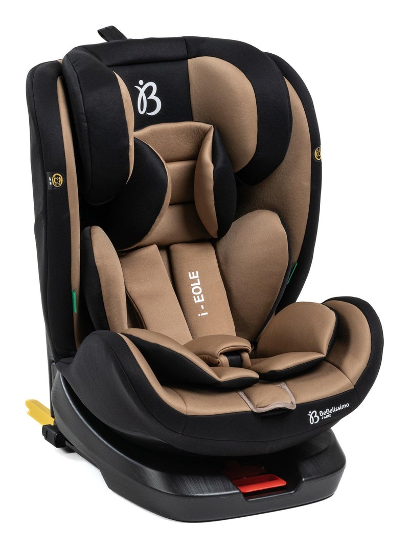 BEBELISSIMO - Siège auto Isofix - pivotant 360 ° - groupe 0+/1/2/3 - (0-36kg) - i-EOLE Beige - Kiabi