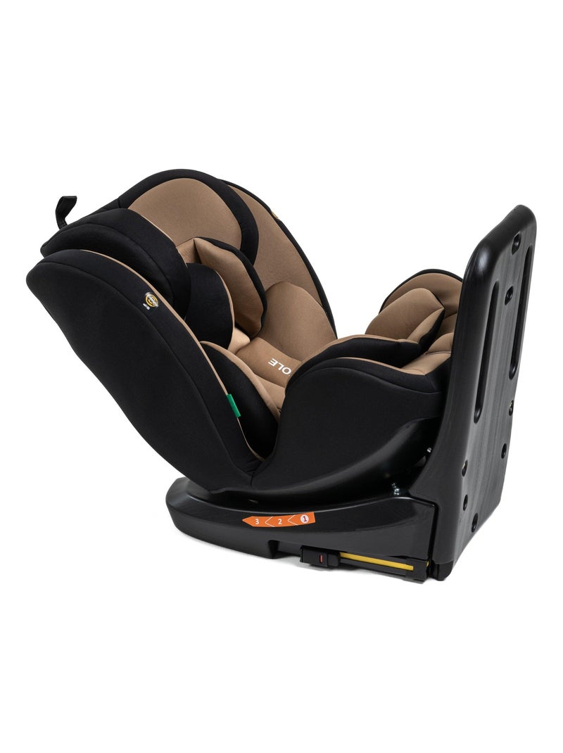 BEBELISSIMO - Siège auto Isofix - pivotant 360 ° - groupe 0+/1/2/3 - (0-36kg) - i-EOLE Beige - Kiabi