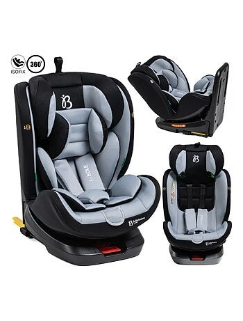 BEBELISSIMO - Siège auto Isofix - pivotant 360 ° - groupe 0+/1/2/3 - (0-36kg) - i-EOLE