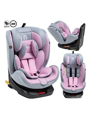 BEBELISSIMO - Siège auto Isofix - pivotant 360 ° - groupe 0+/1/2/3 - (0-36kg) - i-EOLE