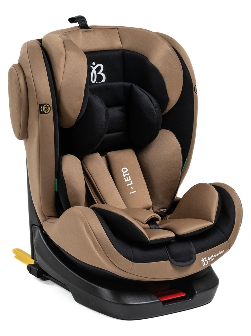 BEBELISSIMO - Siège auto Isofix - pivotant 360 ° - groupe 0+/1/2/3 - (0-36kg) - i-Leto Beige - Kiabi