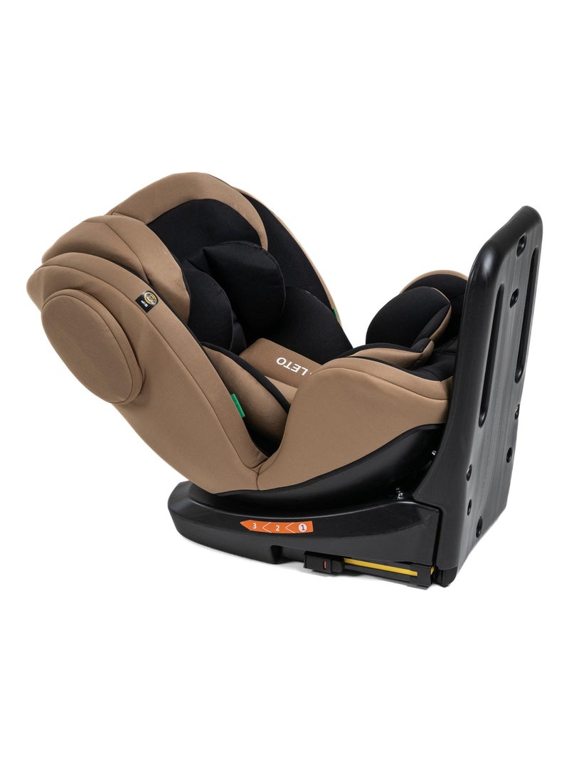 BEBELISSIMO - Siège auto Isofix - pivotant 360 ° - groupe 0+/1/2/3 - (0-36kg) - i-Leto Beige - Kiabi