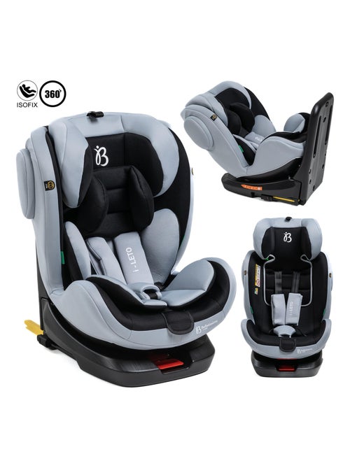 BEBELISSIMO - Siège auto Isofix - pivotant 360 ° - groupe 0+/1/2/3 - (0-36kg) - i-Leto - Kiabi