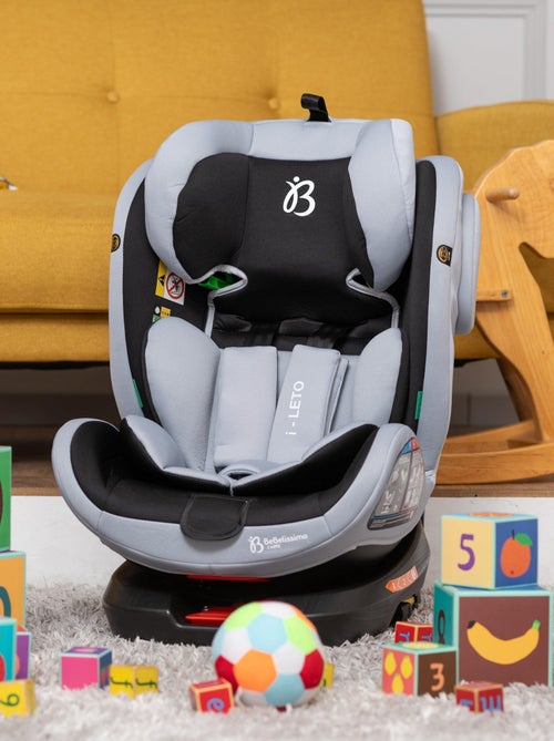 BEBELISSIMO - Siège auto Isofix - pivotant 360 ° - groupe 0+/1/2/3 - (0-36kg) - i-Leto - Kiabi