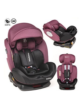 BEBELISSIMO - Siège auto Isofix - pivotant 360 ° - groupe 0+/1/2/3 - (0-36kg)- Hellios Plus