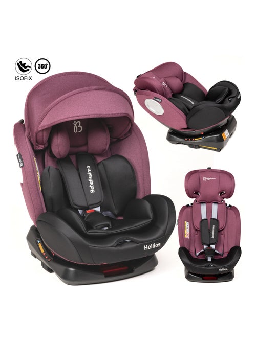 BEBELISSIMO - Siège auto Isofix - pivotant 360 ° - groupe 0+/1/2/3 - (0-36kg)- Hellios Plus - Kiabi