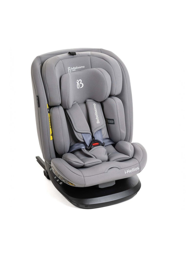 BEBELISSIMO - Siège auto Isofix - pivotant 360 ° - groupe 0+/1/2/3 - (0-36kg)- Hellios Plus Gris Argenté - Kiabi