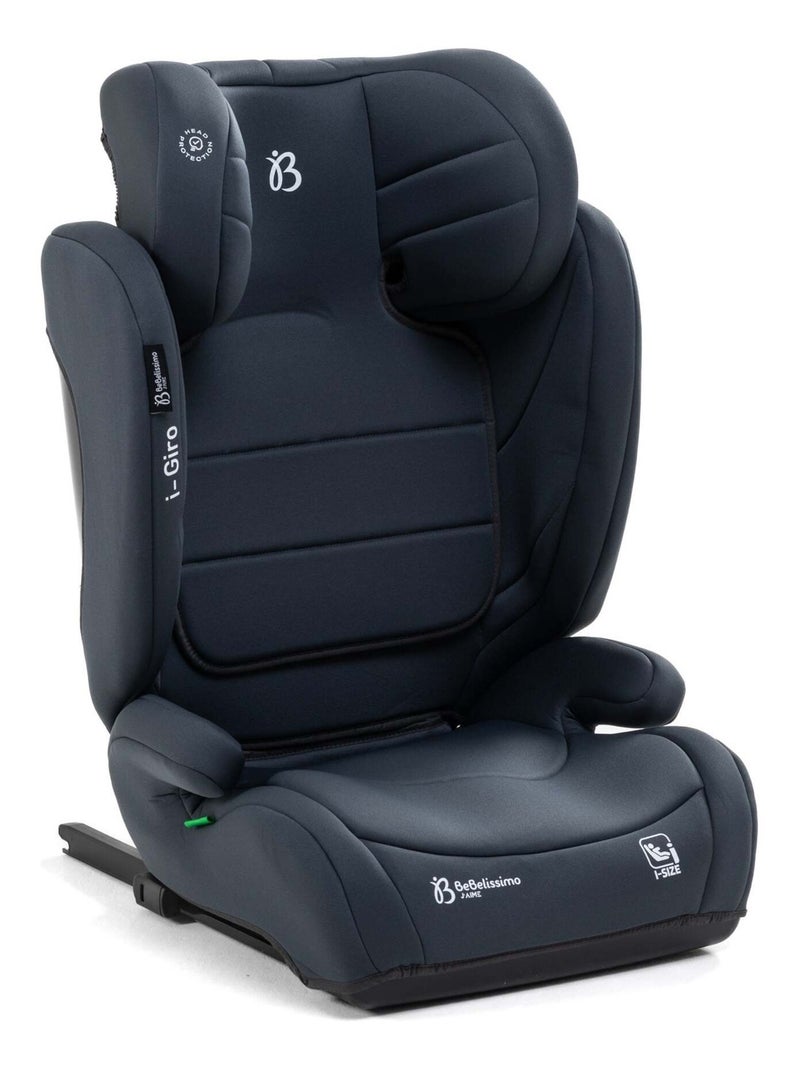 BEBELISSIMO  - Siège auto Isofix - rehausseur I-size  - 100 -150cm - i- Giro gris anthracite - Kiabi