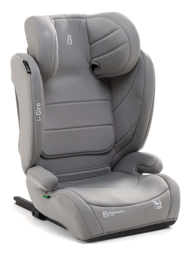 BEBELISSIMO  - Siège auto Isofix - rehausseur I-size  - 100 -150cm - i- Giro Gris Argenté - Kiabi