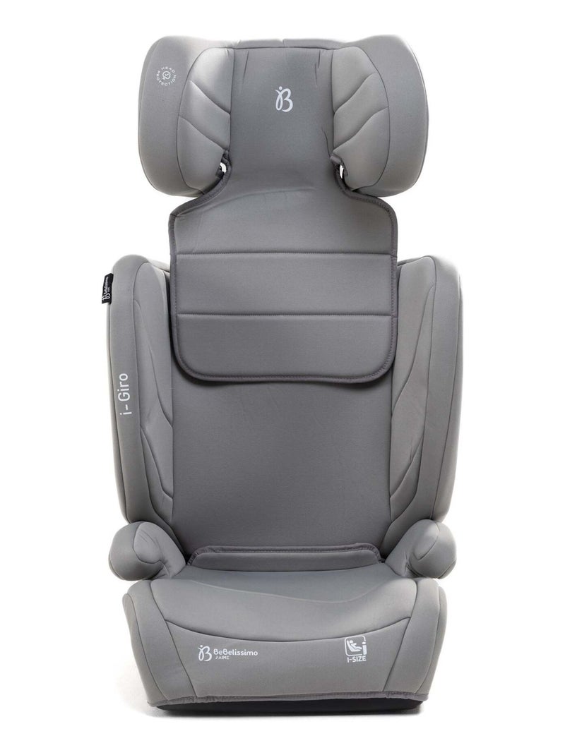BEBELISSIMO  - Siège auto Isofix - rehausseur I-size  - 100 -150cm - i- Giro Gris Argenté - Kiabi