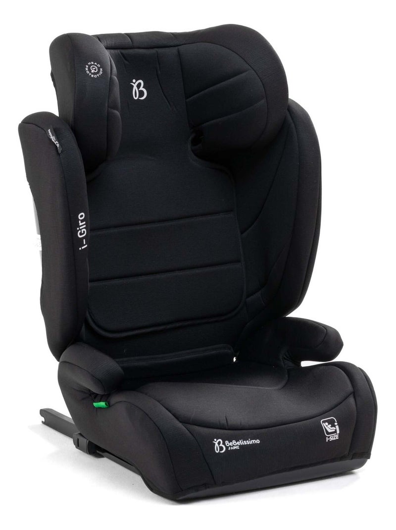BEBELISSIMO  - Siège auto Isofix - rehausseur I-size  - 100 -150cm - i- Giro Noir - Kiabi
