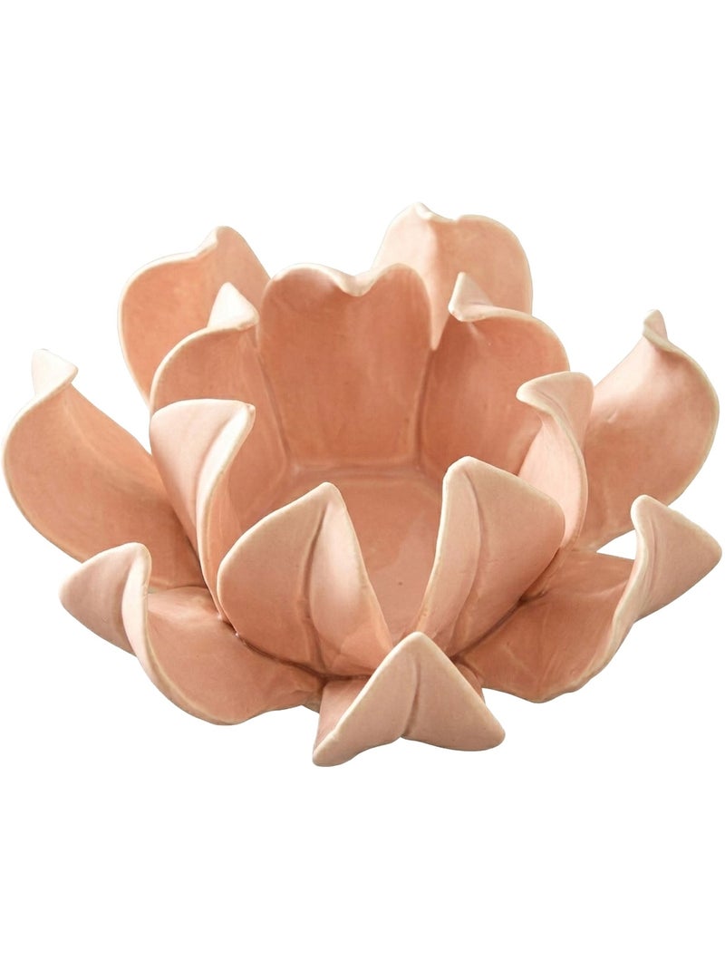 Becquet - Bougeoir, bougie EXTAR en céramique Rose pâle - Kiabi