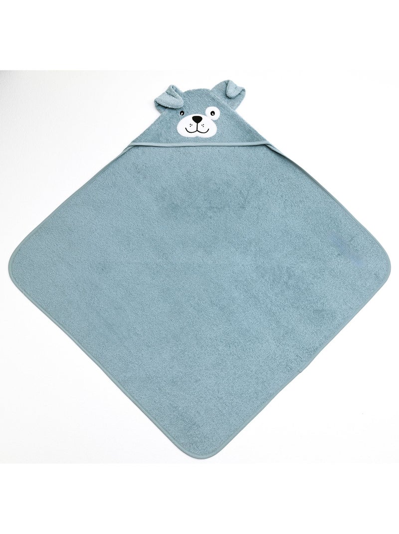 Becquet - cape de bain animals cape de bain en coton Bleu - Kiabi