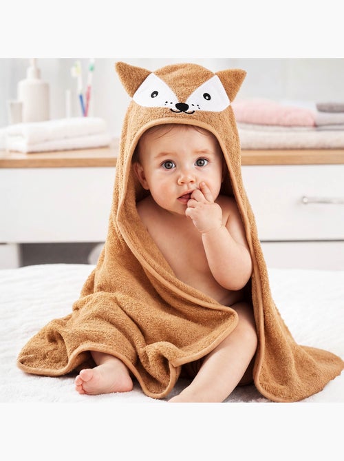 Becquet - cape de bain animals cape de bain en coton - Kiabi