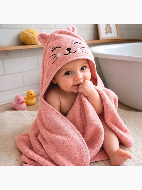 Becquet - cape de bain animals cape de bain en coton - Kiabi