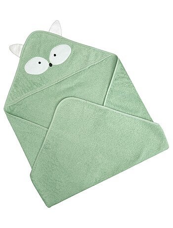Becquet - Cape de bain BABY cape + bavoir en coton