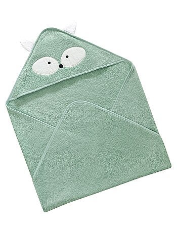 Becquet - Cape de bain BABY cape + bavoir en coton