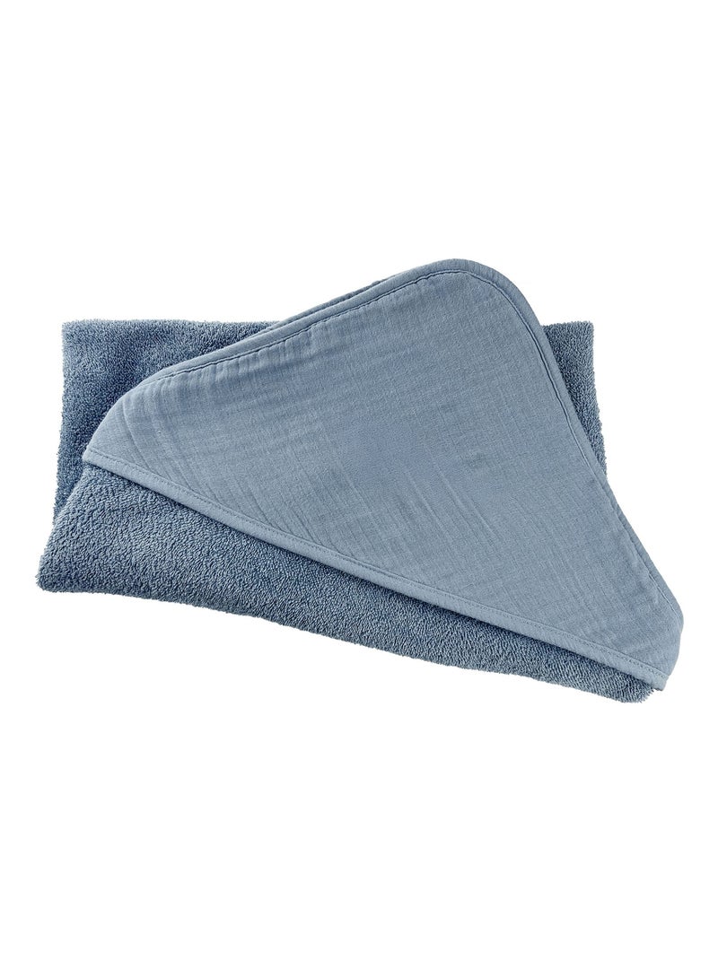 Becquet - Cape de bain GAZECAPE en coton Bleu - Kiabi