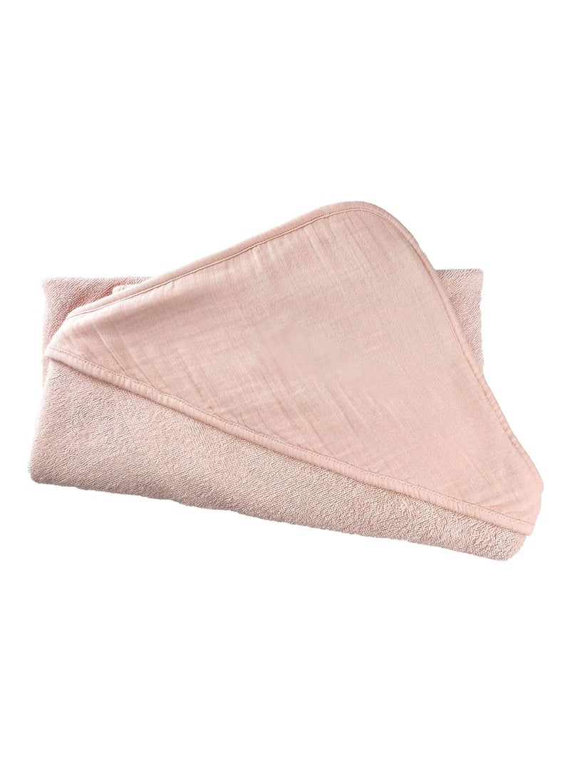 Becquet - Cape de bain GAZECAPE en coton Rose - Kiabi