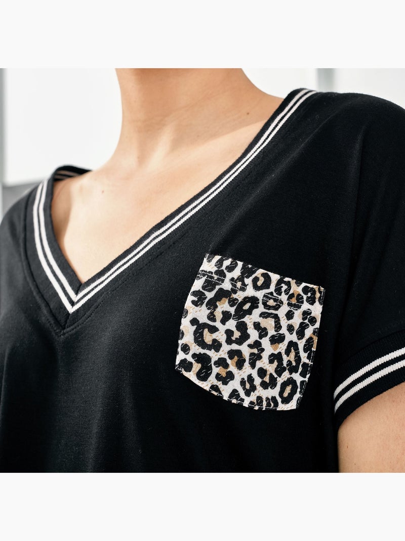 Becquet - Chemise de nuit MAYANUIS en polyester Noir - Kiabi