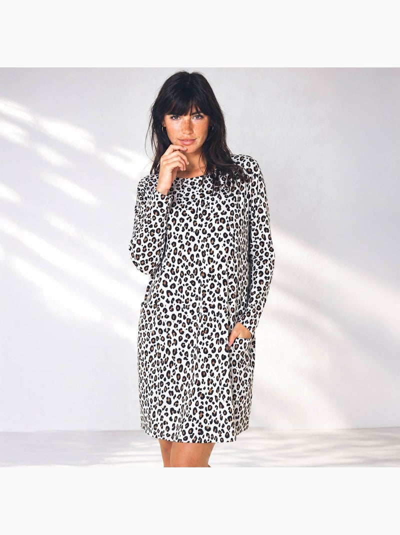 Becquet - chemise de nuit panthera en coton Multicolore - Kiabi