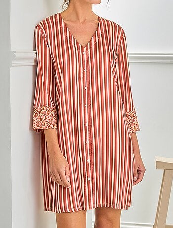 Becquet - Chemise de nuit PAULETTERAY en coton