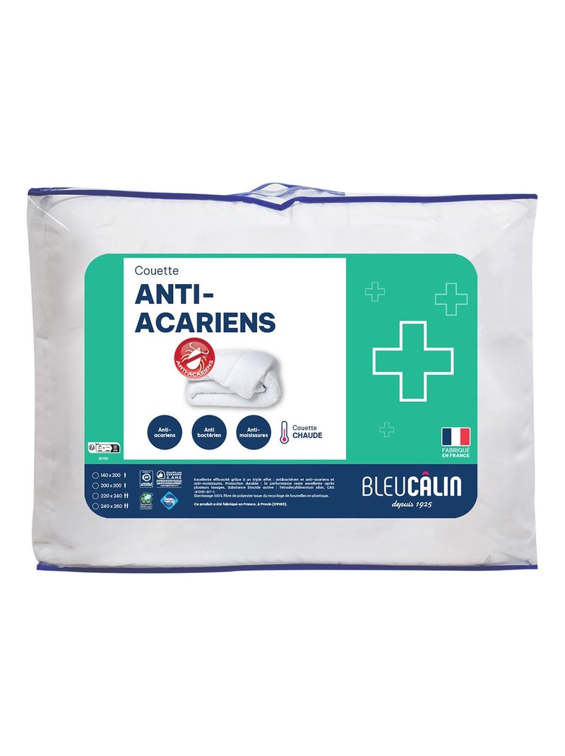 Becquet - Couette chaude ANTIACARIEN BIOME en polyester Blanc - Kiabi