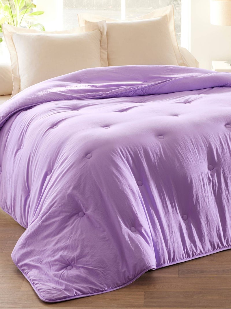 Becquet - Couette légère ZEPHYR MICROFIBRE LAVEE COUETTE en polyester Mauve lilas - Kiabi