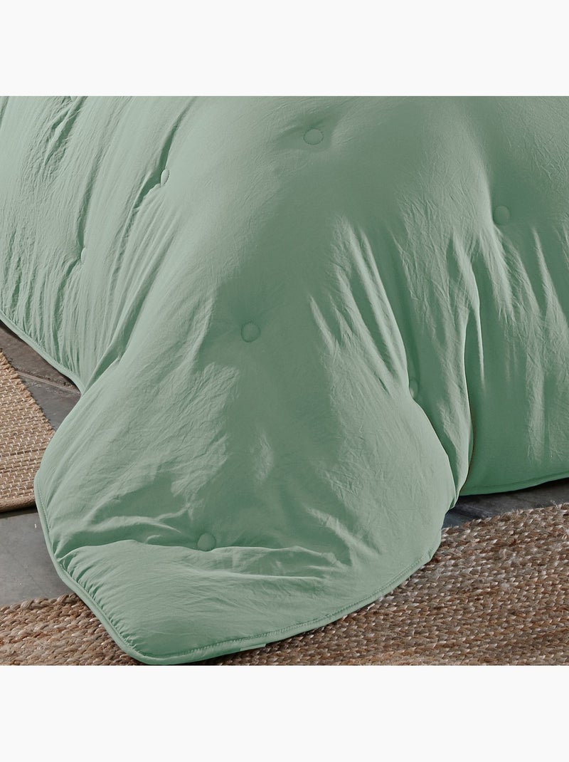 Becquet - Couette légère ZEPHYR MICROFIBRE LAVEE COUETTE en polyester Vert clair - Kiabi