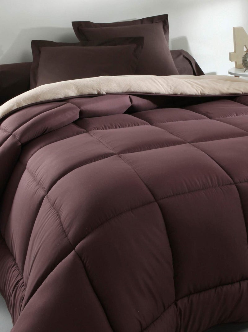 Becquet - Couette tempérée COUETTE DOUBLE FACE MICROFIBRE en polyester Marron chocolat - Kiabi