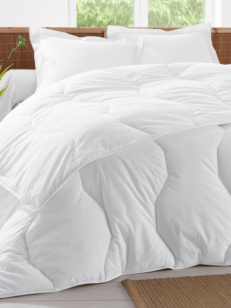 Becquet - Couette tempérée DACRON ECO² WWF en coton Blanc - Kiabi