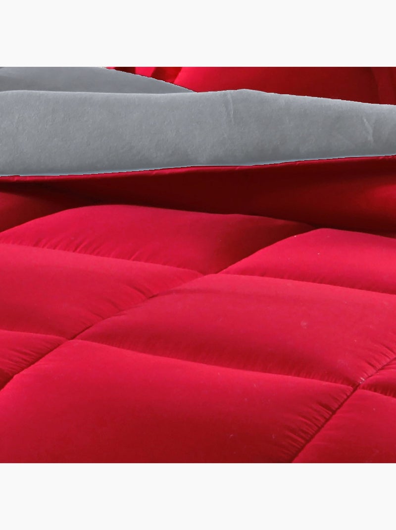 Becquet - Couette très chaude MICROFIBRE/POLAIRE en polyester Rouge - Kiabi