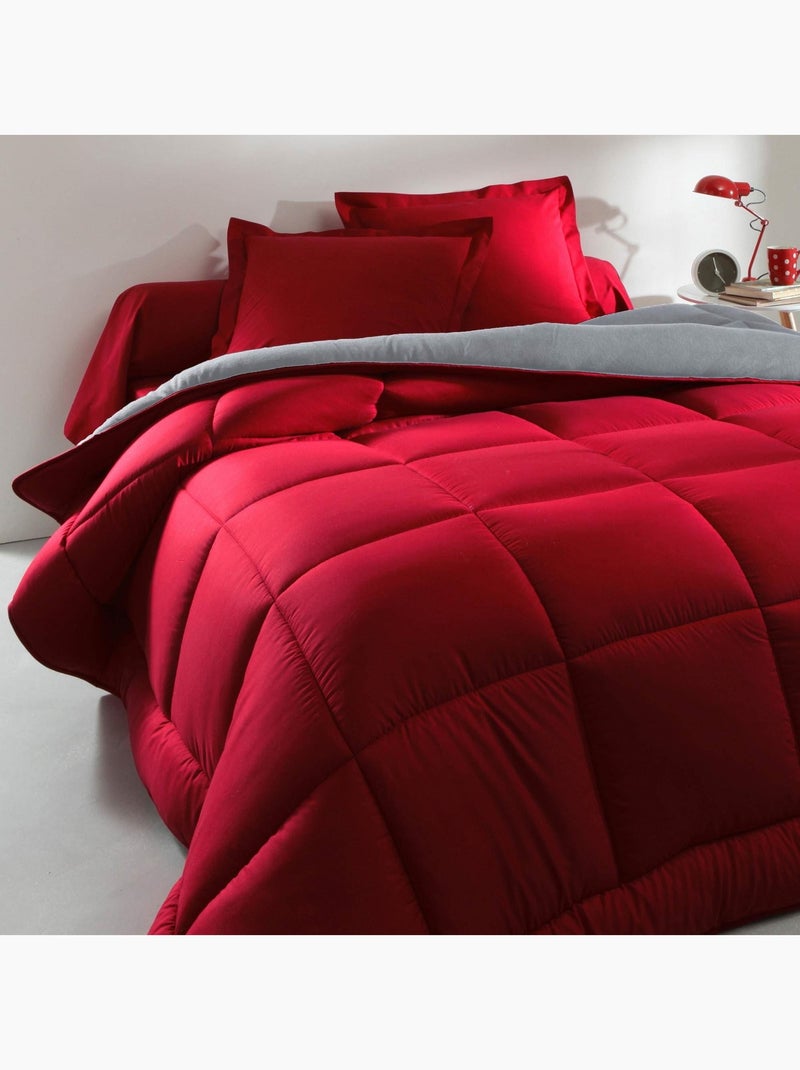 Becquet - Couette très chaude MICROFIBRE/POLAIRE en polyester Rouge - Kiabi