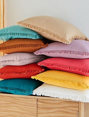 Becquet - Coussin FRANGE en coton