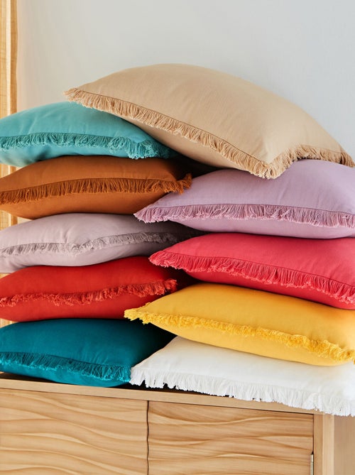 Becquet - Coussin FRANGE en coton - Kiabi