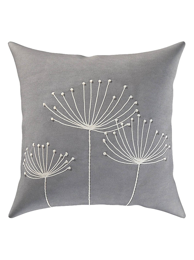 Becquet - Coussin LAYA en coton Gris Argenté - Kiabi