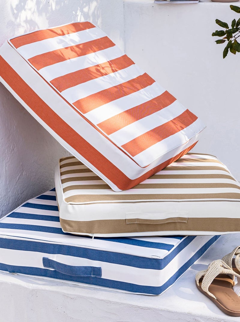 Becquet - Coussin matelas PORNIC en acrylique Bleu - Kiabi