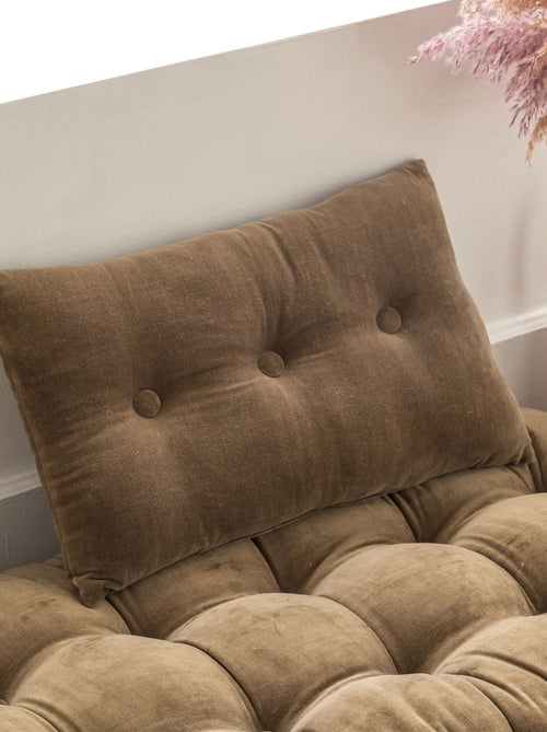 Becquet - Coussin VELOURS COUSSIN CAPITON en coton - Kiabi Becquet - Coussin VELOURS COUSSIN CAPITON en coton - Kiabi