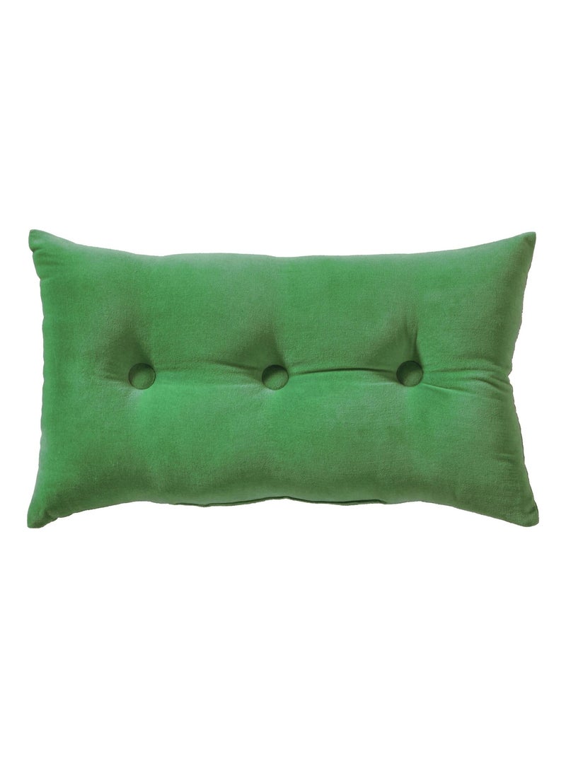 Becquet - Coussin VELOURS COUSSIN CAPITON en coton Vert - Kiabi