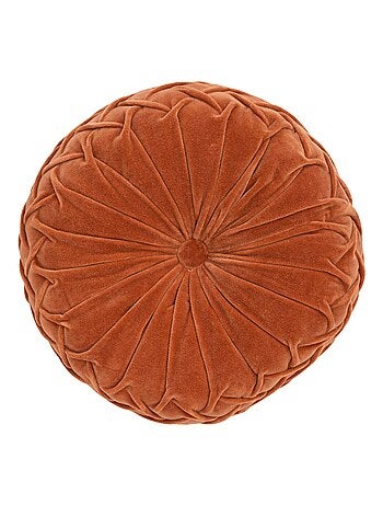 Becquet - Coussin VELOURS ROND en coton